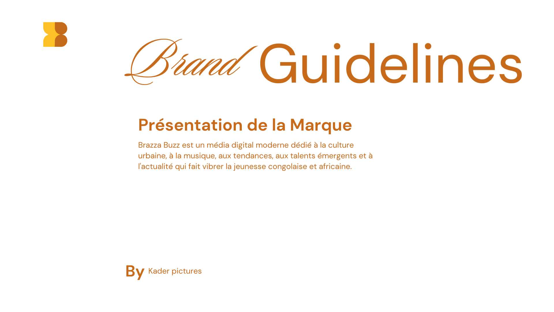 BrazzaBuzz — Brand Guidelines — planche 1