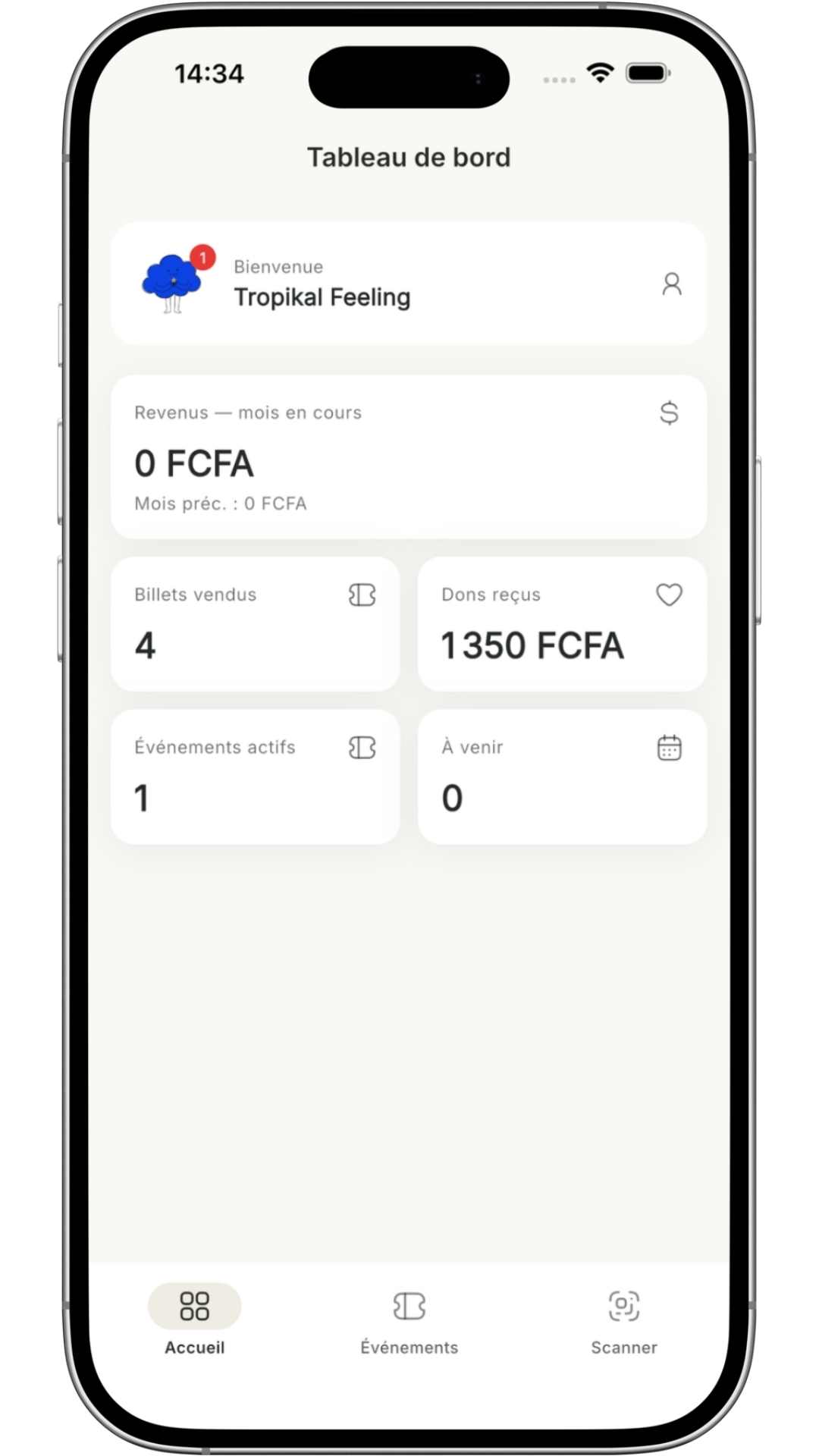 Application mobile — Feed